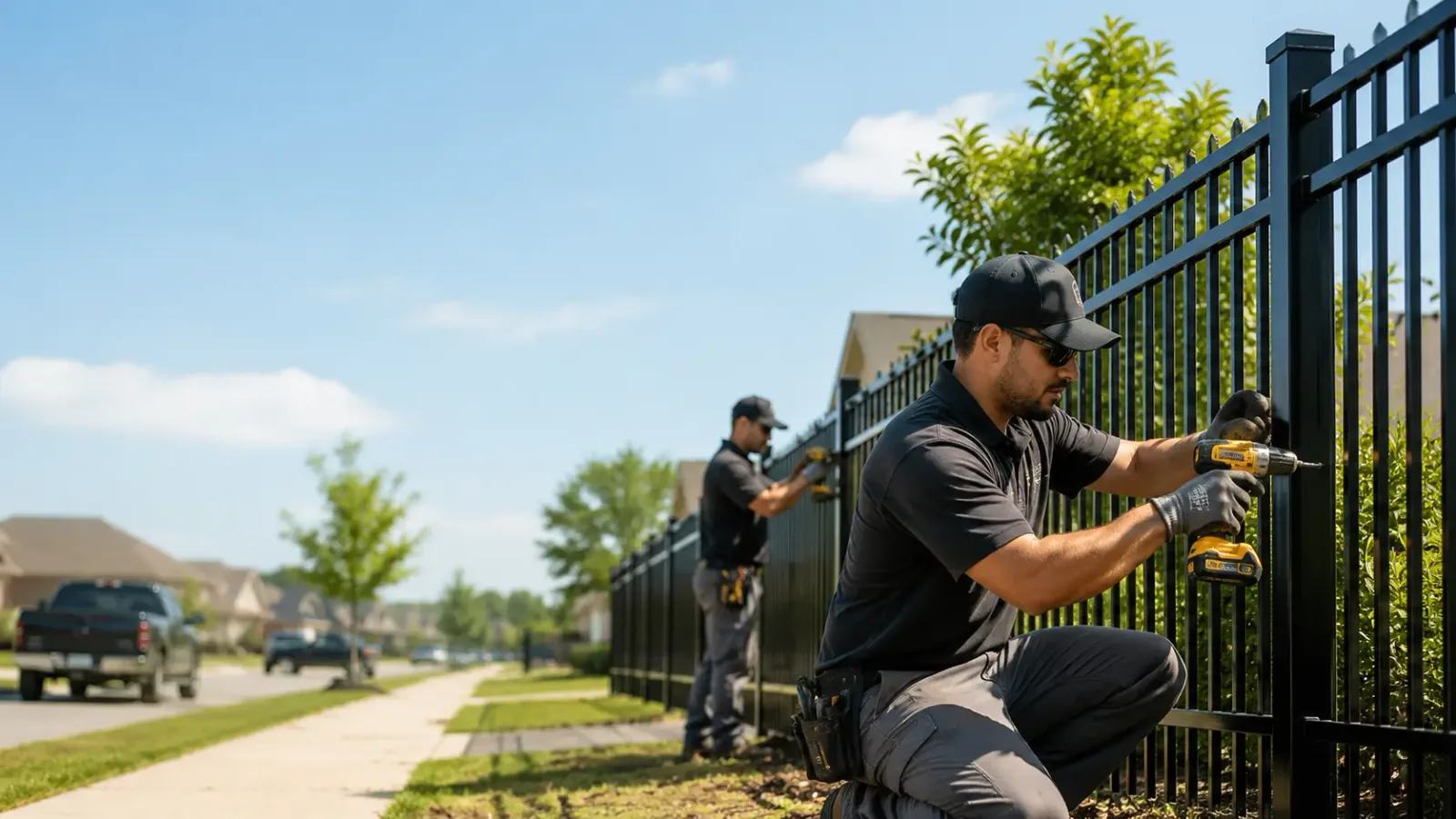 Metal Fence Installation in Deer Park, WI